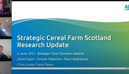 Webinar: Research update from Strategic Cereal Farm Scotland - Harvest 2021